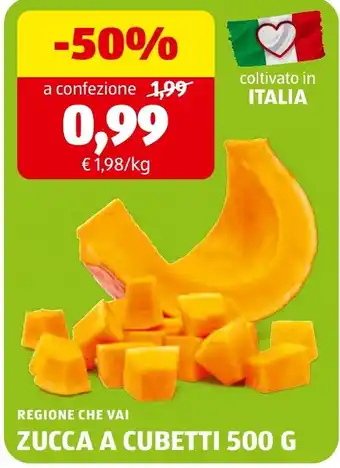 Zucca a cubetti