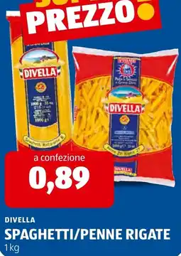 ALDI Divella Spaghetti/Penne Rigate offerta