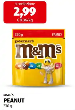 ALDI M&M'S PEANUT offerta