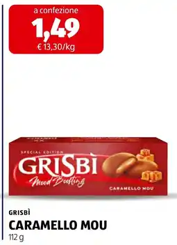 ALDI Grisbi Caramello Mou offerta