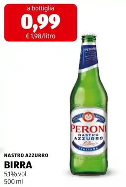 ALDI Peroni Nastro Azzurro Birra offerta
