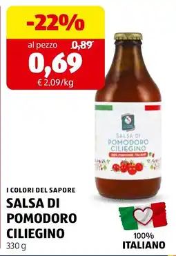 ALDI I colori del sapore salsa di pomodoro ciliegino offerta