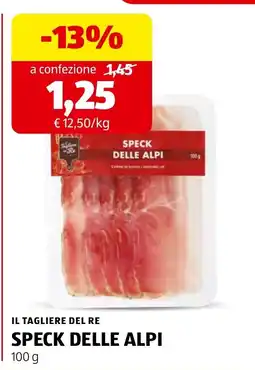 ALDI Il tagliere del re speck delle alpi offerta