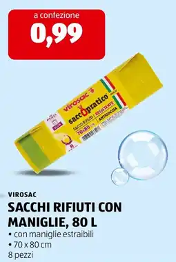 ALDI ViroSac sacchi rifiuti con maniglie offerta