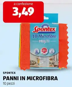 ALDI Spontex panni in microfibra offerta