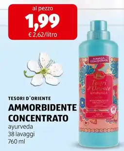 ALDI Tesori d'Oriente ammorbidente concentrato ayurveda offerta