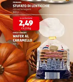 ALDI Finest Bakery Wafer al Caramello offerta