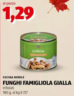 ALDI Funghi Famigliola Gialla offerta