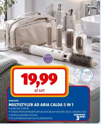 Ambiano Multistyler ad aria calda 5 in 1