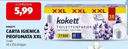 ALDI Kokett carta igienica profumata XXL offerta