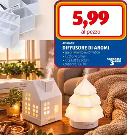 ALDI Ambiano diffusore di aromi offerta