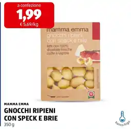 ALDI Mamma Emma gnocchi ripieni con speck e brie offerta