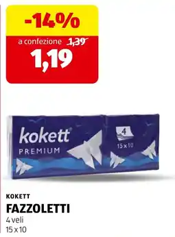 ALDI Kokett Fazzoletti offerta