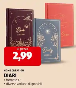 ALDI Home Creation Diari offerta