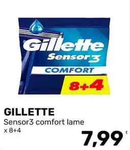Iper Tosano Gillette Sensor3 comfort lame offerta