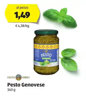 ALDI Pesto Genovese 340g offerta