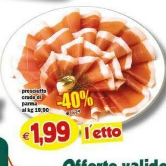 Il Castoro Supermercati Prosciutto crudo di parma offerta