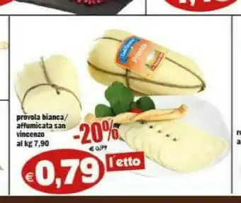 San vincenzo provola bianca