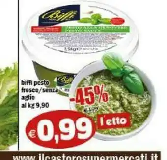 Pesto fresco/ senza aglio
