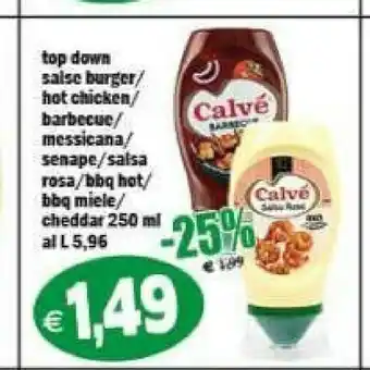 Il Castoro Supermercati Top down salse burger offerta