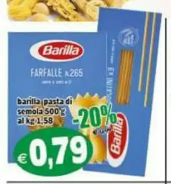 Il Castoro Supermercati Pasta di semola offerta