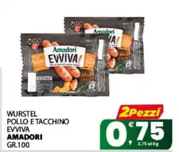 Eurospar WURSTEL POLLO E TACCHINO EVVIVA offerta