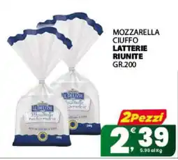 Eurospar MOZZARELLA CIUFFO offerta