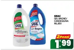 Eurospar SMAC GEL BAGNO/CANDEGGINA offerta