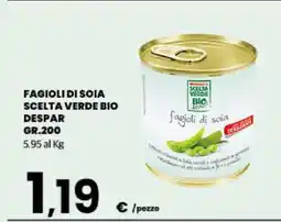 Eurospar FAGIOLI DI SOIA offerta