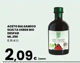Eurospar ACETO BALSAMICO SCELTA VERDE BIO DESPAR offerta