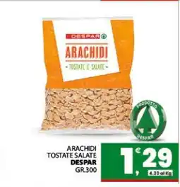 Eurospar ARACHIDI TOSTATE SALATE offerta
