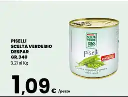 Eurospar PISELLI SCELTA VERDE BIO DESPAR offerta