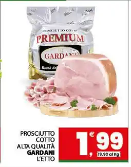Eurospar Prosciutto Cotto Alta Qualità Gardani offerta