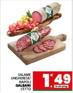 Eurospar SALAME UNGHERESE/NAPOLI offerta