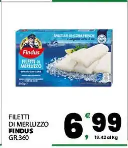 Eurospar Filetti di Merluzzo offerta