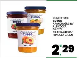 Eurospar Confetture Zuegg offerta
