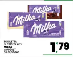 Eurospar TAVOLETTA DI CIOCCOLATO MILKA offerta