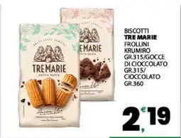 Eurospar BISCOTTI TRE MARIE offerta