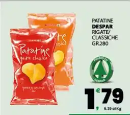 Eurospar Patatine DESPAR offerta