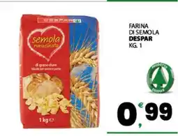 Eurospar FARINA DI SEMOLA DESPAR offerta
