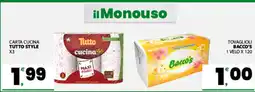 Eurospar TOVAGLIOLI BACCO'S offerta