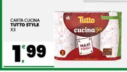 Eurospar CARTA CUCINA offerta
