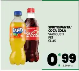 Eurospar SPRITE/FANTA/COCA COLA offerta