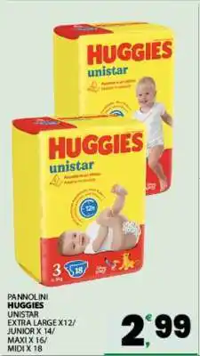 Eurospar PANNOLINI HUGGIES UNISTAR offerta