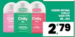 Eurospar IGIENE INTIMA CHILLY offerta