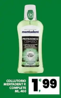 Eurospar COLLUTORIO MENTADENT P. COMPLETE offerta
