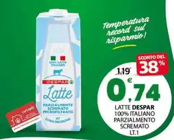 Eurospar LATTE DESPAR offerta