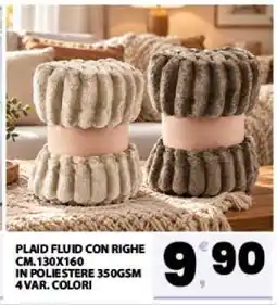 Eurospar PLAID FLUID CON RIGHE offerta