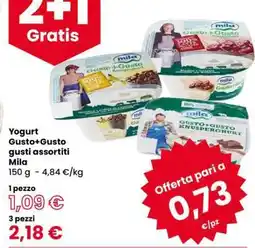 Eurospar Yogurt Gusto+Gusto gusti assortiti offerta