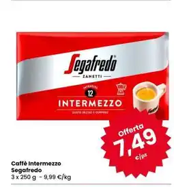 Eurospar CAFFÈ INTERMEZZO SEGAFREDO offerta